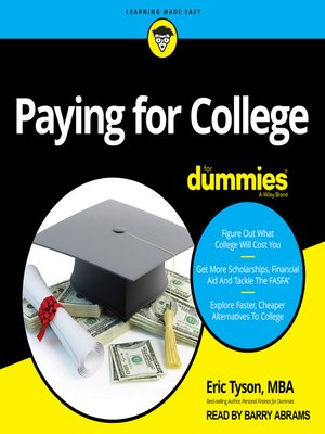 cover image of Paying For College For Dummies